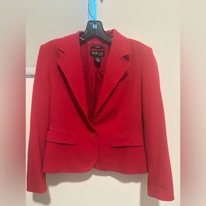 Style & Co. Vibrant Red Blazer